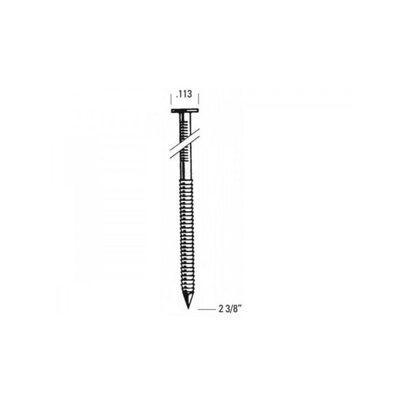 foto del prodotto bostitch rh28r70g50 puntale ondulato zincato l. 70 mm confezione da 2000 pezzi