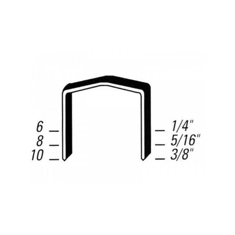 foto del prodotto bostitch stcr graffetta h. 8 mm scatola da 5000 stcr501908z