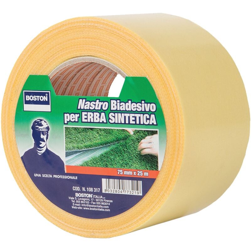 foto del prodotto boston nastro biadesivo erba sintet 75mmx25m