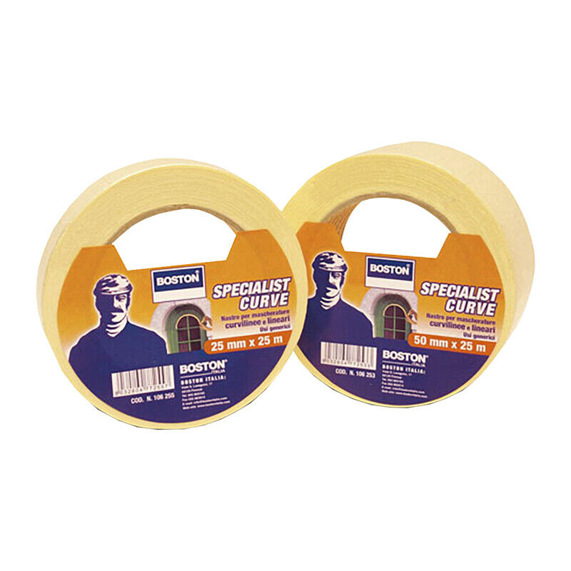 foto del prodotto boston nastro maschera specialist curve 25x25 mt