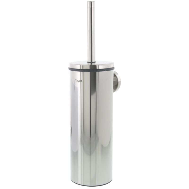 foto del prodotto boston scopino e portascopino da wc, acciaio inox lucidato, 9,3 x 35,6 x 12,6 cm tiger