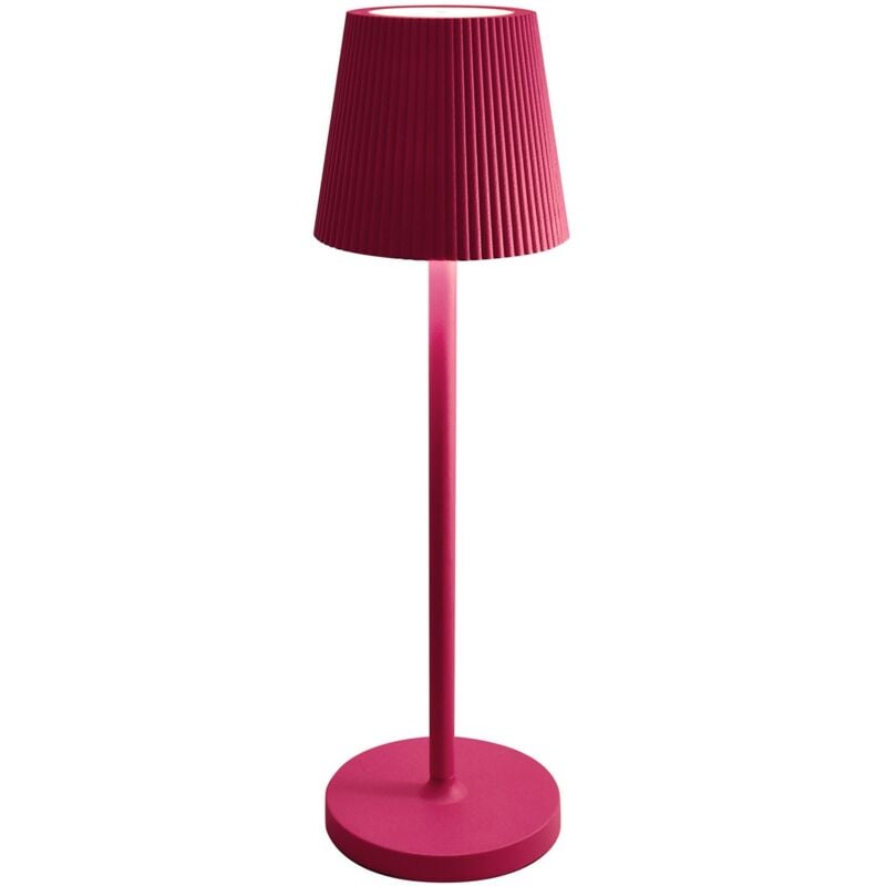 foto del prodotto bot lighting lampada da tavolo led ricaricabile ip54 mod. emma colore rosso