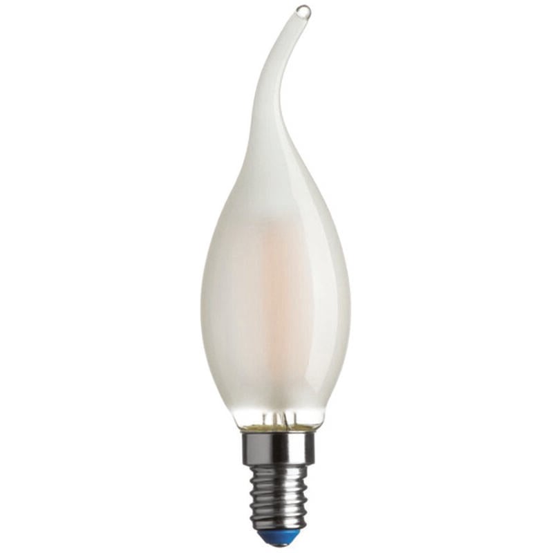 foto del prodotto bot lighting lampada filo led fiamma stick satinata e14 4.5w 4000 k naturale 470 lm 35x123h