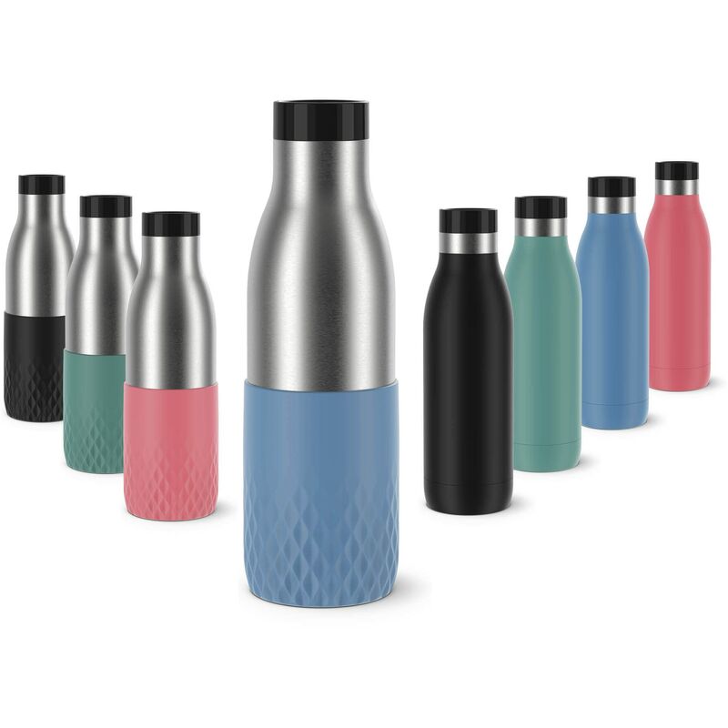 foto del prodotto botella bludrop sleeve n31107, 0,5 litros, 100 herm tica, cierre quick press, placer de beber 360 , calor 12 h fr o 24 h, apto para lavavajillas,
