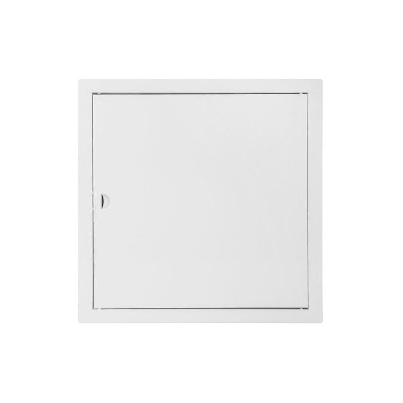 foto del prodotto botola di ispezione portina di ispezione in metallo, bianca, 50x50 cm