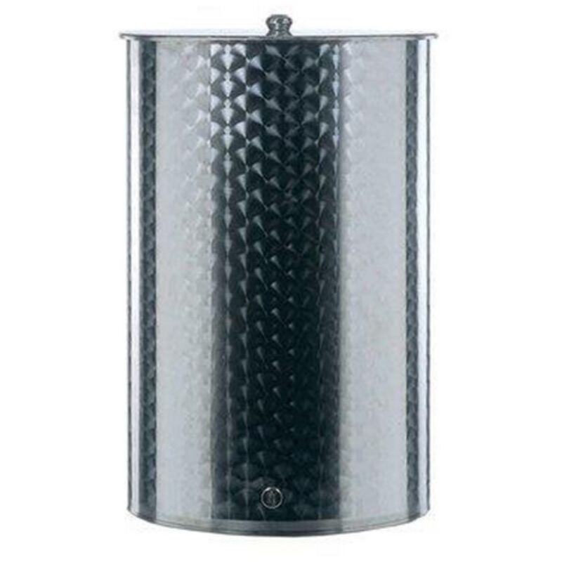 foto del prodotto botte belvivere 100 lt fusto in acciaio inox con tappo serbatoio per vino olio birra acqua contenitore alimenti made in italy