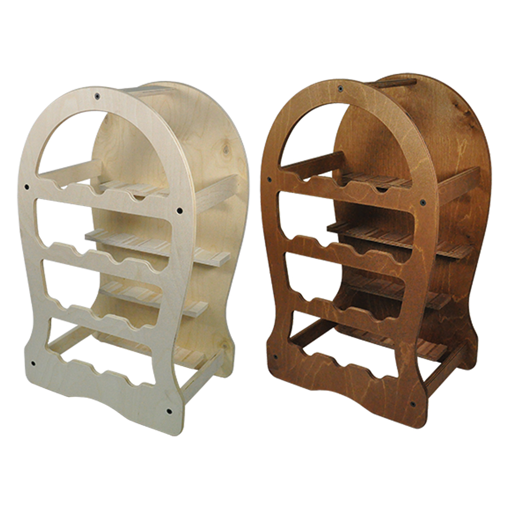 foto del prodotto botte portabottiglie 61x27xh96 cm chiaro