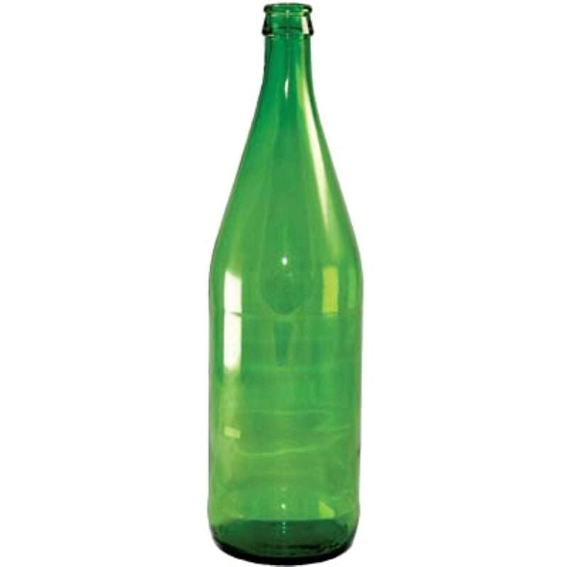 foto del prodotto bottiglia acqua minerale vetro verde lt 1 conf. 12 pz