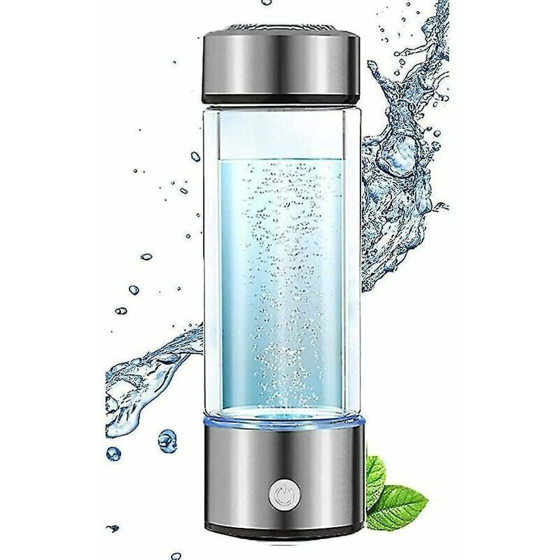 foto del prodotto bottiglia d acqua per generatore di idrogeno, bottiglia per macchina per ionizzatore generatore di acqua ricca di idrogeno molecolare reale con