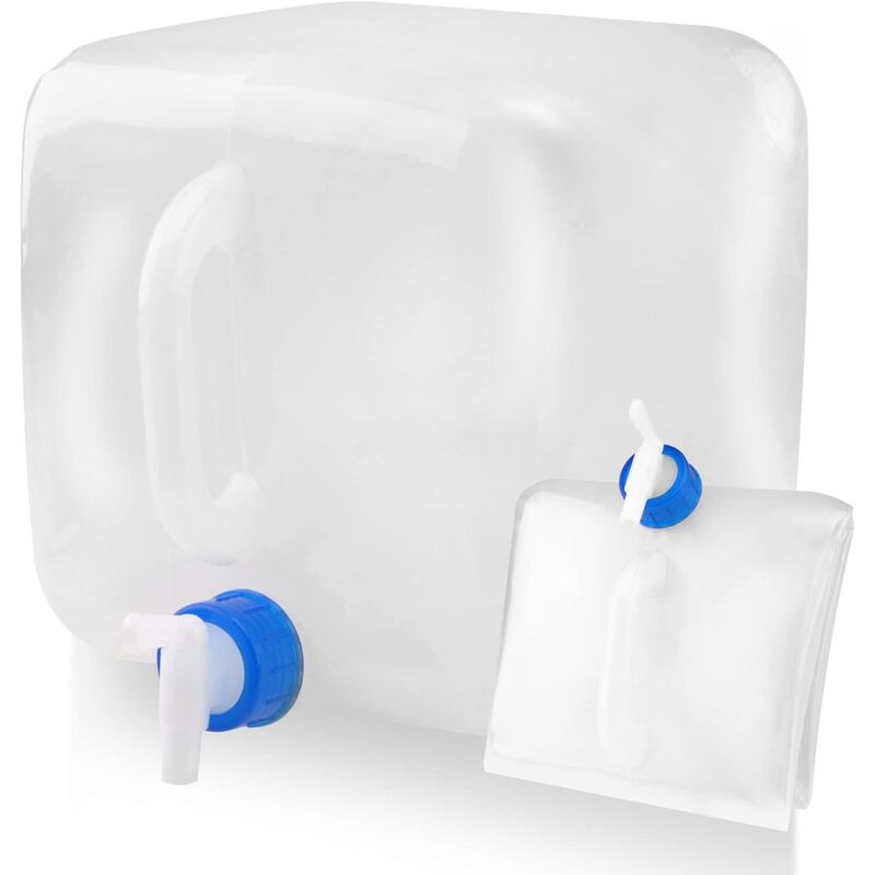 foto del prodotto bottiglia d acqua pieghevole da 20 litri serbatoio dell acqua pieghevole con rubinetto lattine pieghevoli di grande capacit conservazione dell acqua
