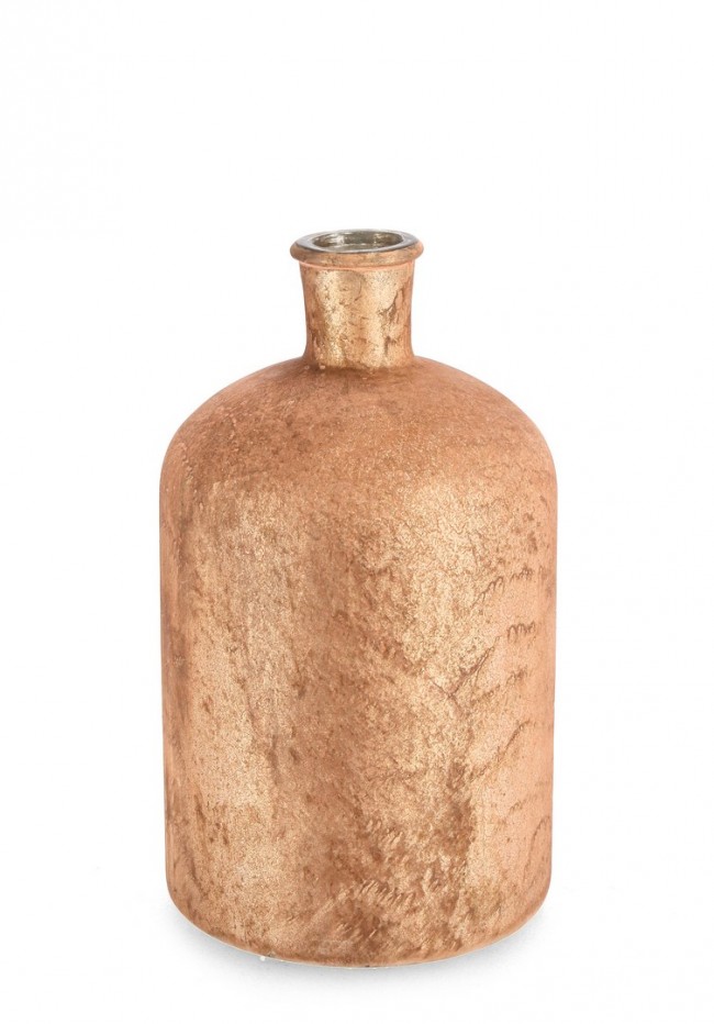 foto del prodotto bottiglia decorativa tapi vt arancio h30