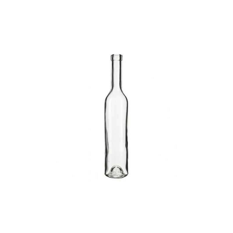 foto del prodotto bottiglia in vetro per distillati bordolese primavera ecova 500 ml colore bianco