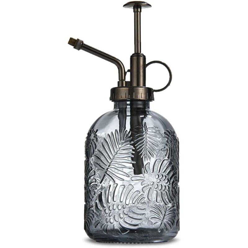 foto del prodotto bottiglia spray per annaffiare le piante in vetro, 360 ml retr con annaffiatoio con pompa superiore, nebulizzatore con una mano per piante da