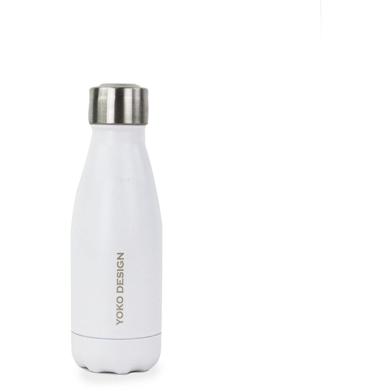 foto del prodotto bottiglia termica con doppia parete in acciaio inox, acciaio inox, bianco, 260ml yoko design