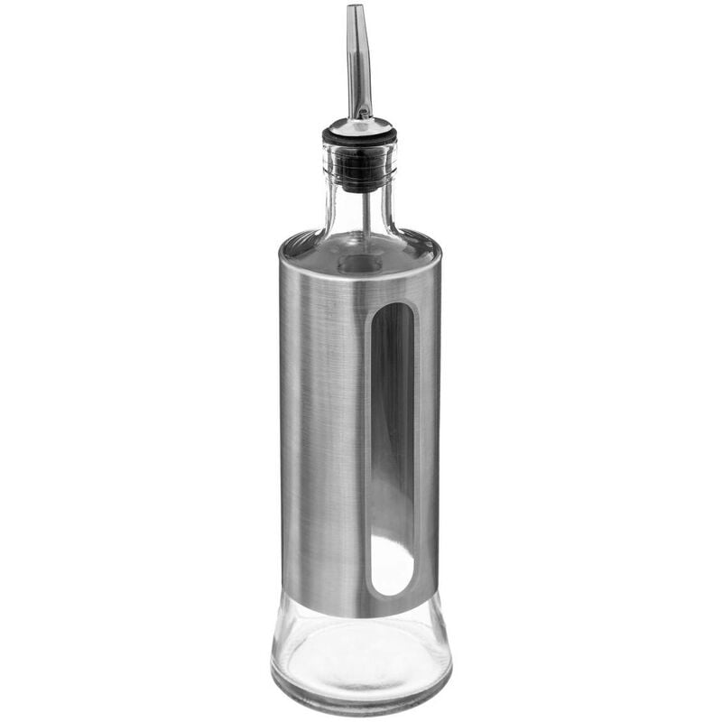 foto del prodotto bottiglie di metallo da 0,5 l per olio e aceto 5five