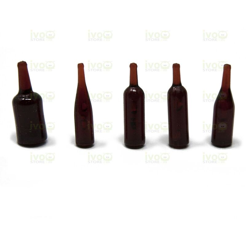 foto del prodotto bottiglie in miniatura 2 cm accessori per presepe 11711
