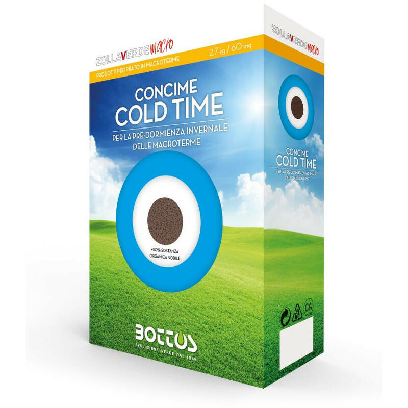 foto del prodotto bottos cold time 2.7 kg concime 4 3 8 per prato macroterme