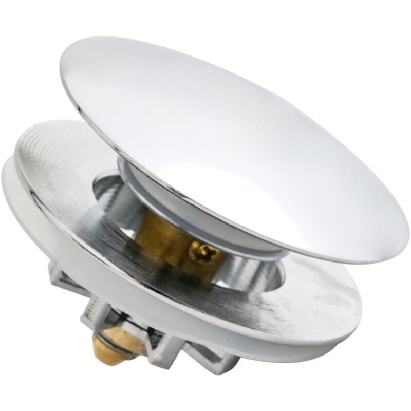 foto del prodotto bouchon de vidange pratique pour baignoire, enfoncer et fermer, solution sans odeur et anti obstruction, filtre d vier en alliage d aluminium