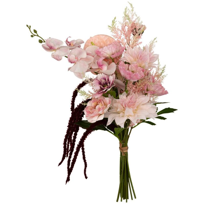 foto del prodotto bouquet di fiori artificiali in seta wild rosa h60cm - atmosphera cr ateur d'int rieur
