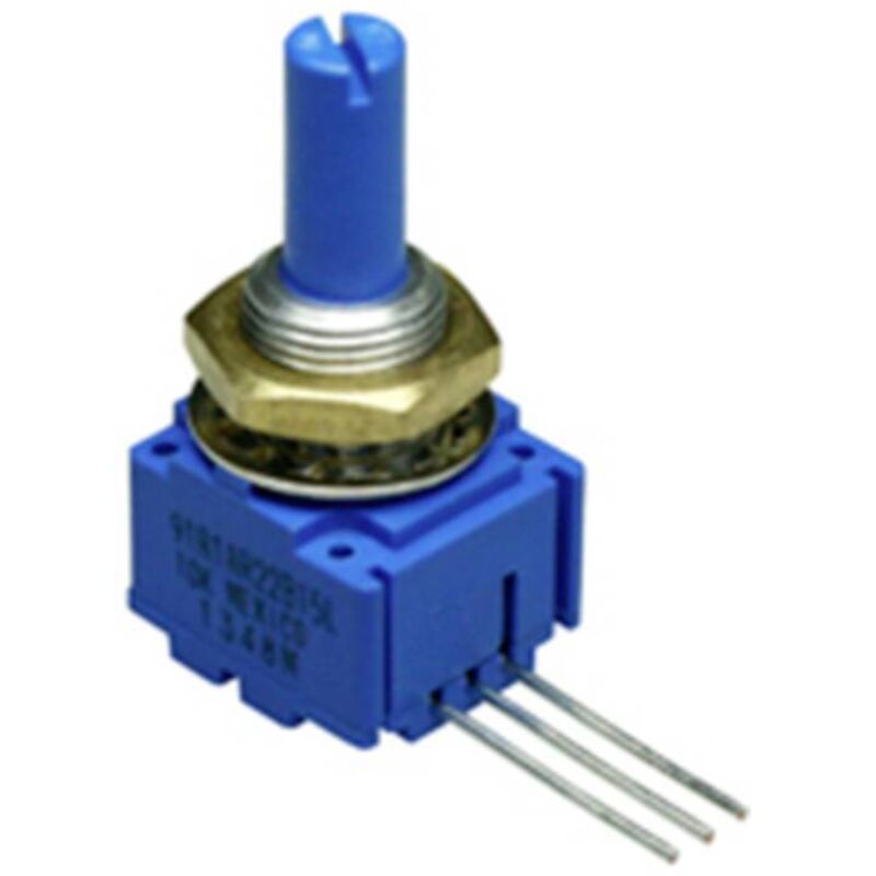foto del prodotto bourns 91r1a r22 b15l potenziometro in plastica conduttiva 1 w 10 k 1 pz.