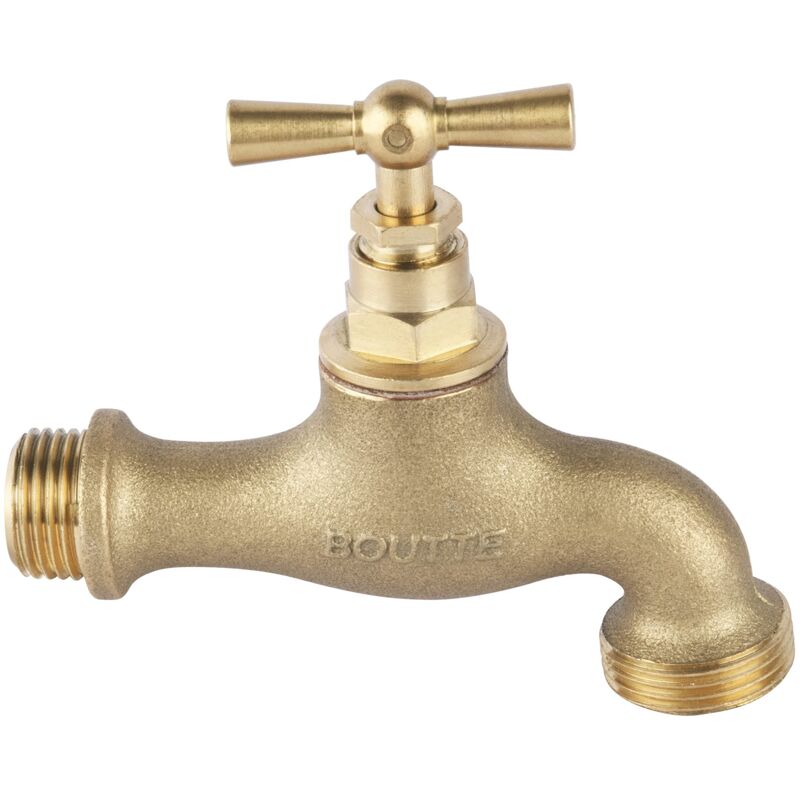 foto del prodotto boutt boutt 2103315 r15b rubinetto da giardino in ottone, 15 x 21, ugello 20 x 27