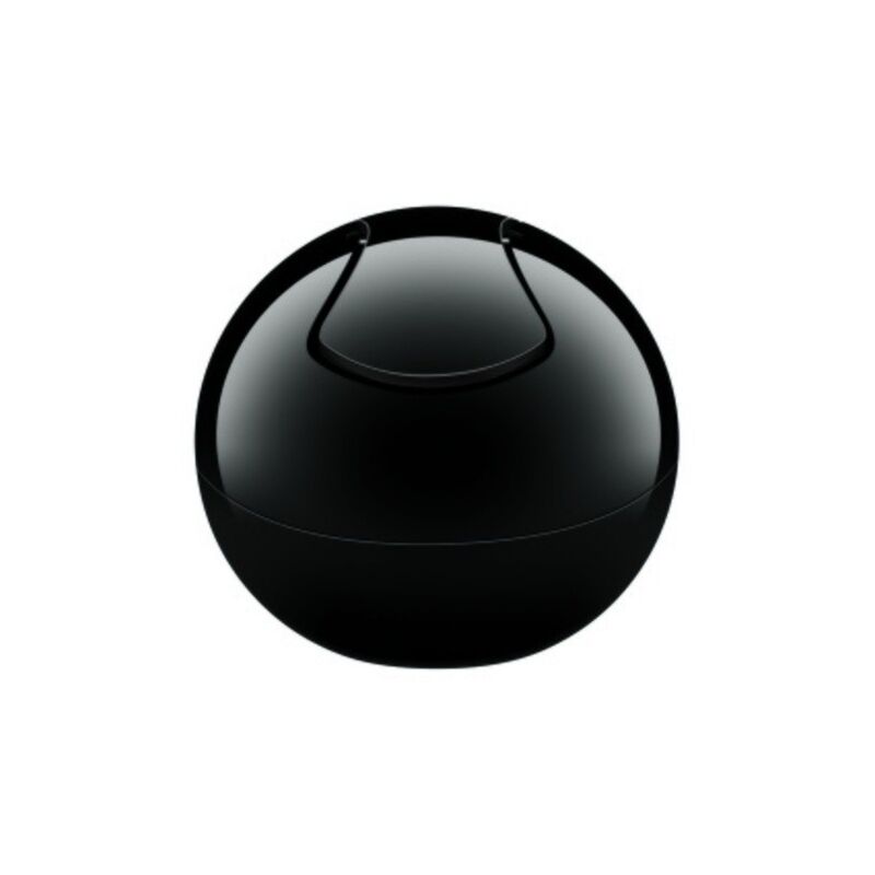 foto del prodotto bowl pattumiera a dondolo, capacit 1l , plain black spirella