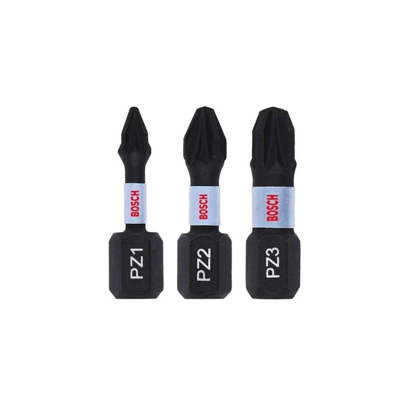foto del prodotto box 3 pro pozidriv punti impatto pz1 2 3 25mm 2608522471 bosch