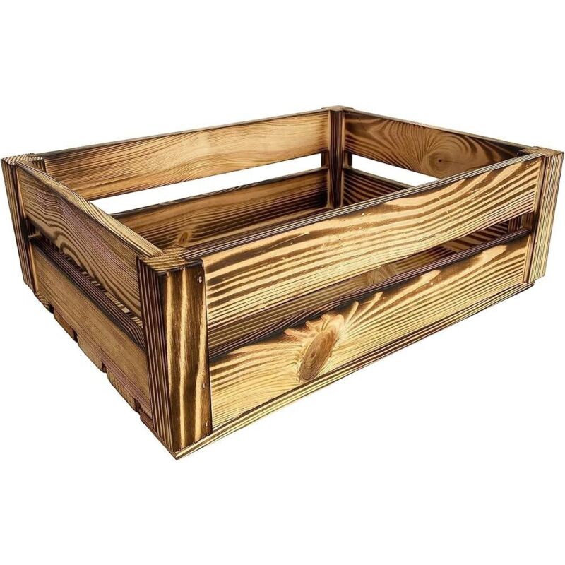 foto del prodotto box abete effetto fiammato 40x30x14