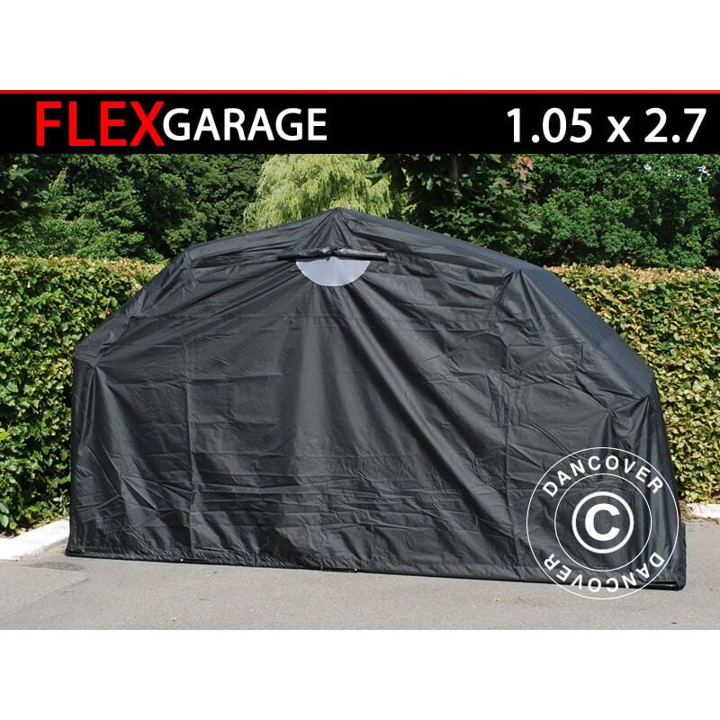 foto del prodotto box auto moto , 1,05x2,7x1,57m, nero
