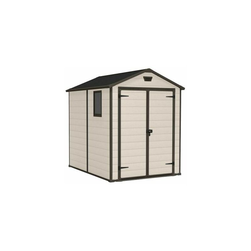 foto del prodotto box casetta capanno keter in resina da giardino 185x236x227 manor 8x6 dd 70038 