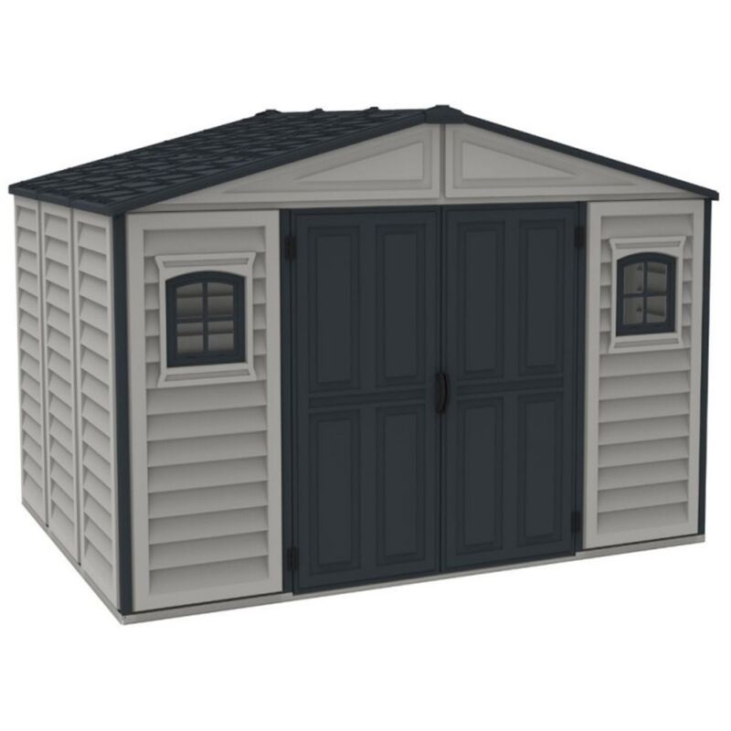 foto del prodotto box casetta in resina pvc resistente 319x240cm magazzino per giardino