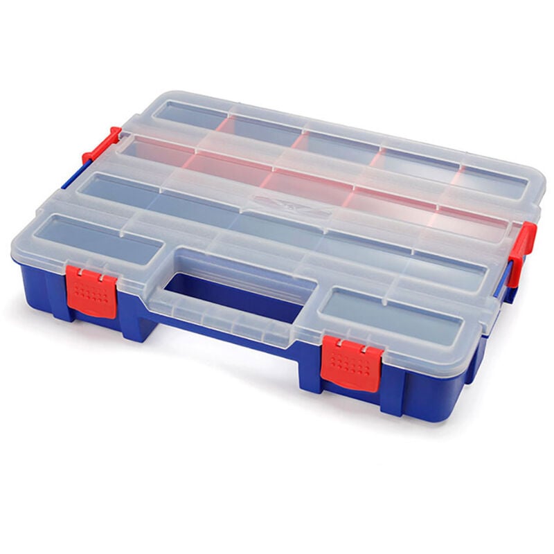 foto del prodotto box con scomparti polipropilene 38,2 x 30 x 30 x 6,2 cm 18 scomparti workpro