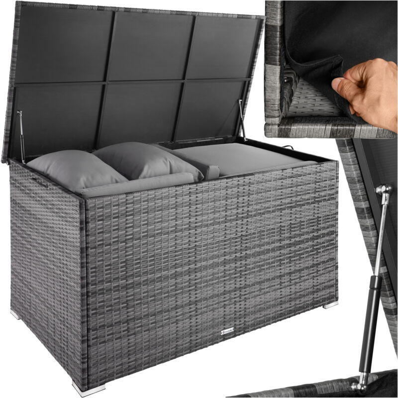 foto del prodotto box contenitore da giardino grigio