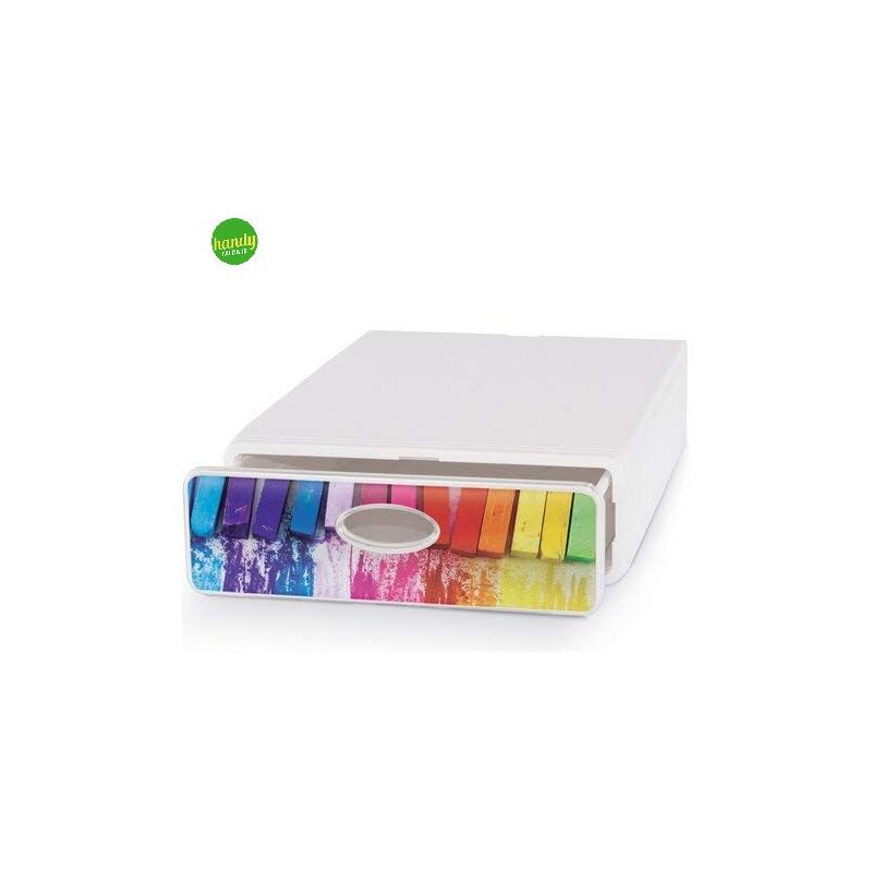 foto del prodotto box deco domoliving qbox slim art bianco 9 x 28 x 40 cm