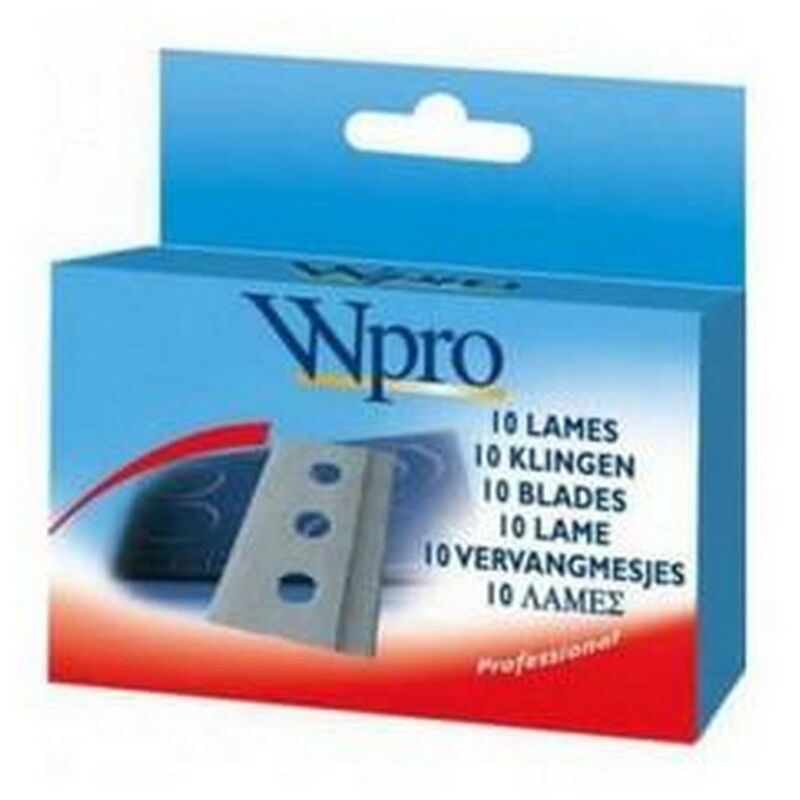 foto del prodotto box di 10 lame originali per raschietto accessori e prodotti wpro 602568015250006216