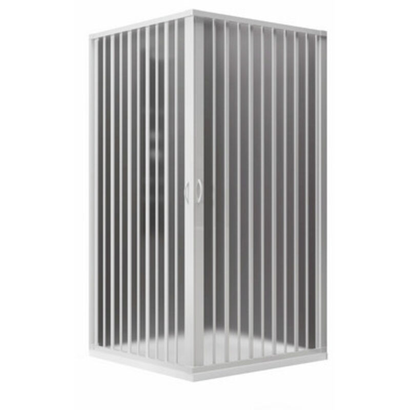 foto del prodotto box doccia 2 lati a soffietto rid. mod. rosy linea plisse' misura cm 80 x 80