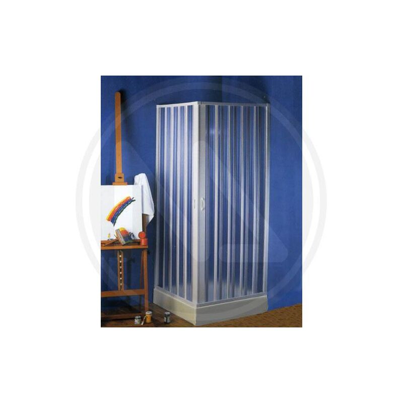 foto del prodotto box doccia 2 lati giove apertura centrale h.185 lato 100 80cm arredo bagno
