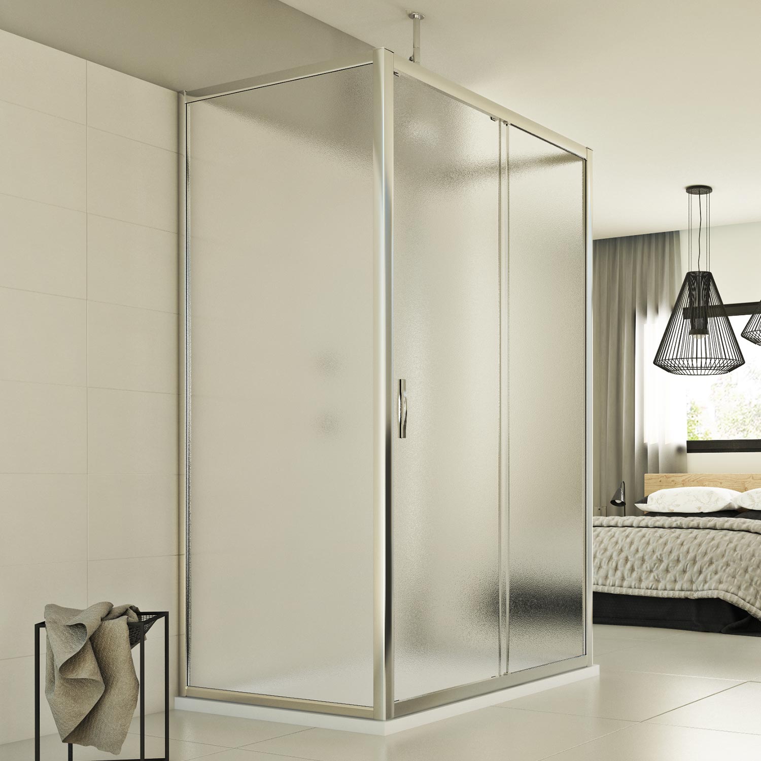 foto del prodotto box doccia 3 lati 70x110x70 cm h198 stampato c mod. young trio 1 anta p