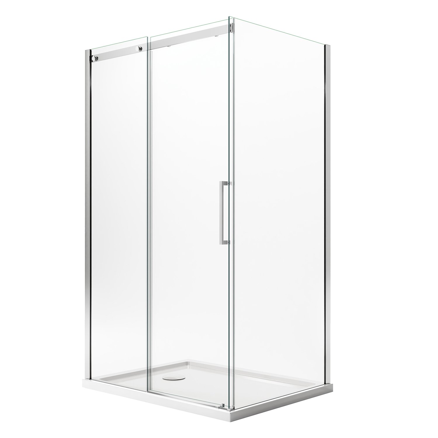 foto del prodotto box doccia 70x140cm h200 vetro trasparente 8mm versione sinistra con easyclean mod. prime duo 1 anta