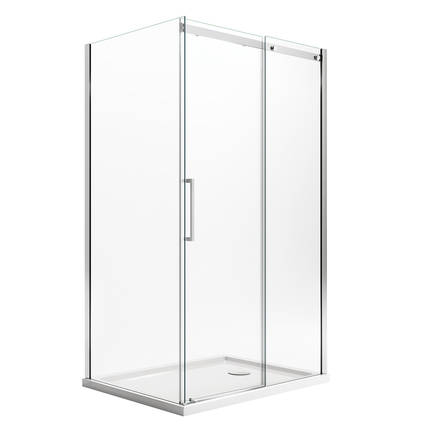 foto del prodotto box doccia 75x150cm h200 vetro trasparente 8mm versione destra con easyclean mod. prime duo 1 anta
