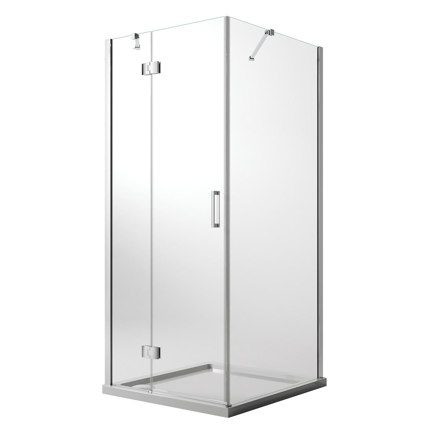 foto del prodotto box doccia 75x40 cm h190 trasparente con easyclean mod. flip anta fisso