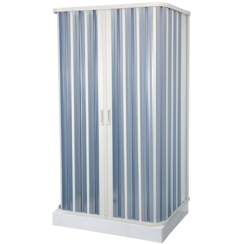 immagine 0 del prodotto box doccia a soffietto a tre lati in pvc guide estensibili aperture reversibili misure 80 92 x 90 x 80 92 cm confezione 1