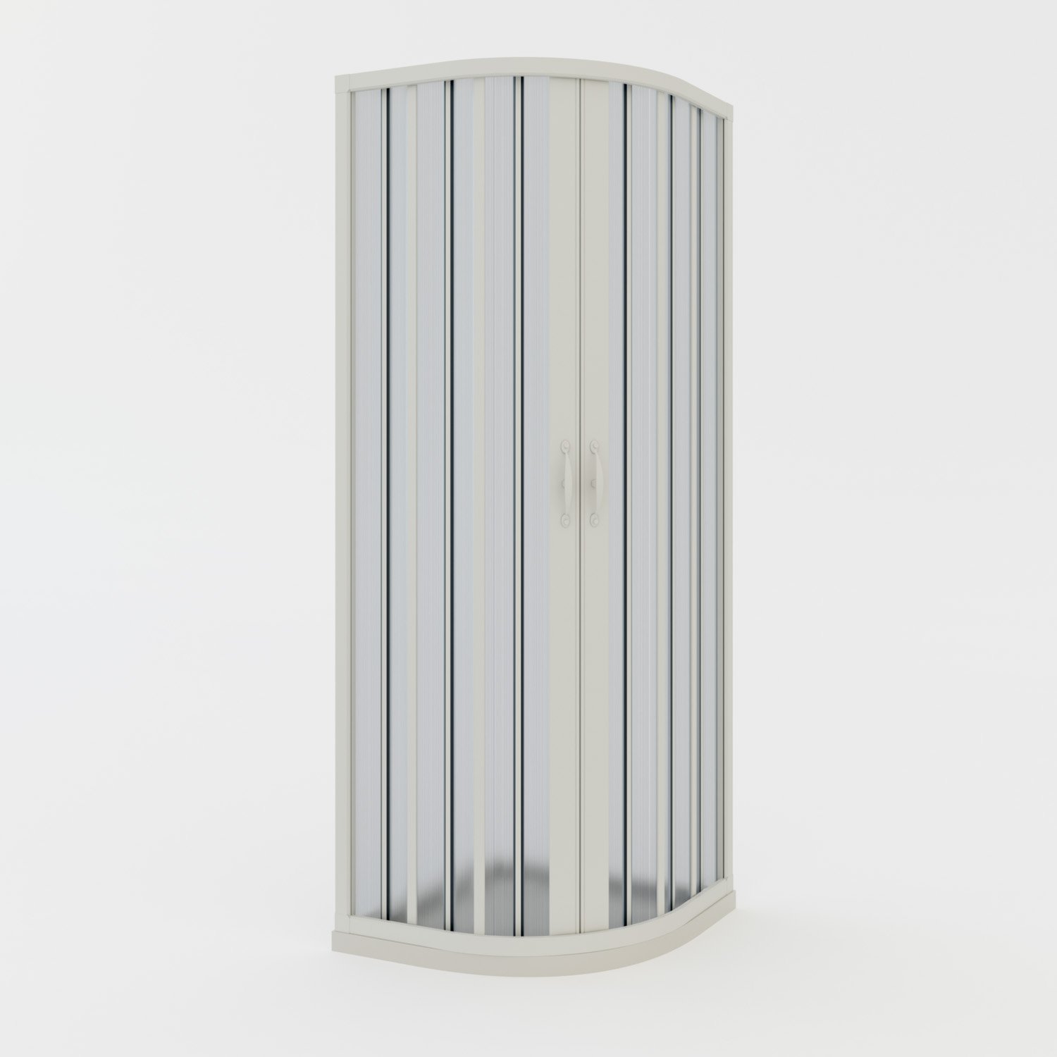 foto del prodotto box doccia a soffietto in pvc 70x90 cm h 185 mod. loto con apertura centrale