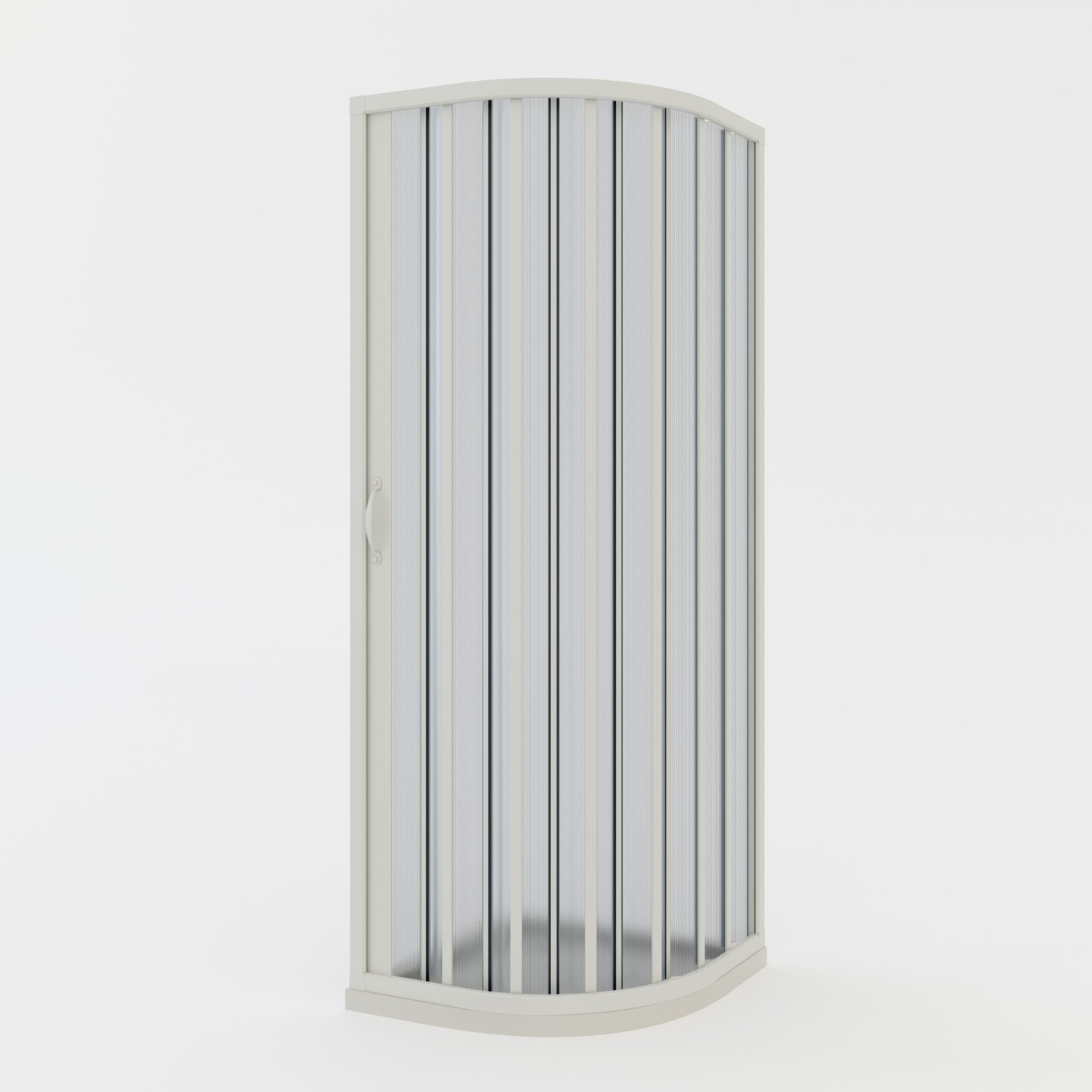 foto del prodotto box doccia a soffietto in pvc 90x90 cm h 185 mod. loto con apertura laterale