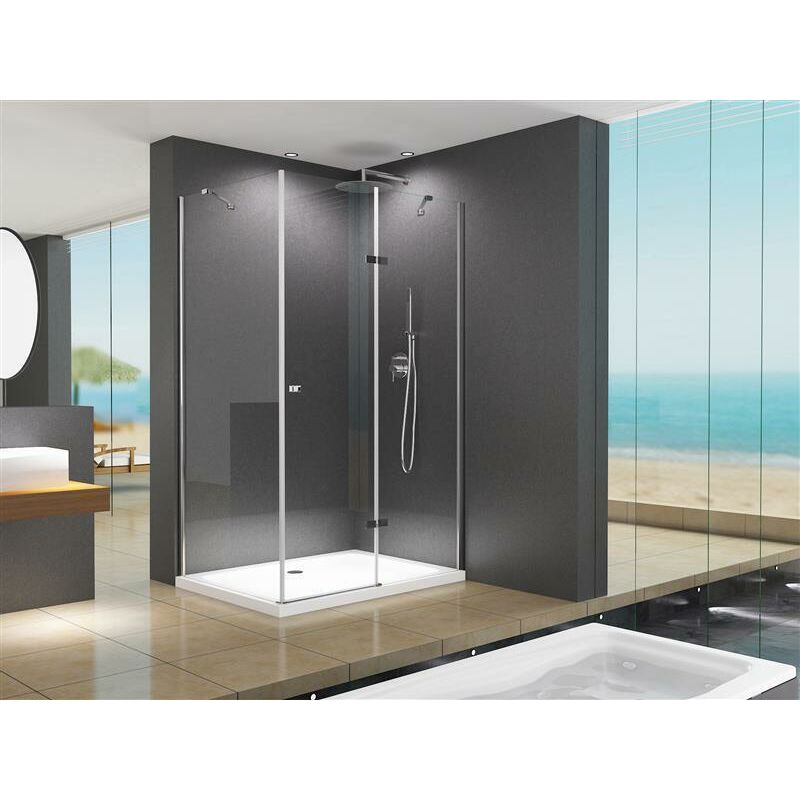 foto del prodotto box doccia angolare anna 120x90x195 cm incl. piatto doccia buylando