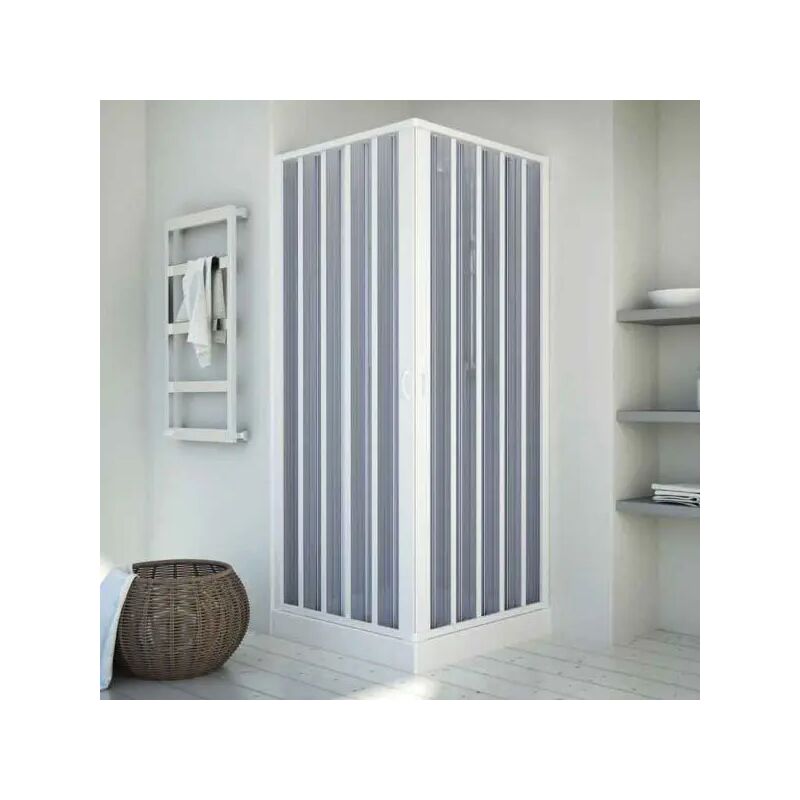 foto del prodotto box doccia angolare in pvc modello colibri kappa plus h.188 cm 80 60 x 120 100 spazio ingresso max 100 cm forte