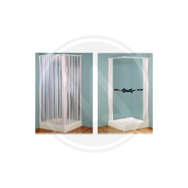 foto del prodotto box doccia apertura angolare 2 lati sky h185 lato 80 60cm arredo bagno