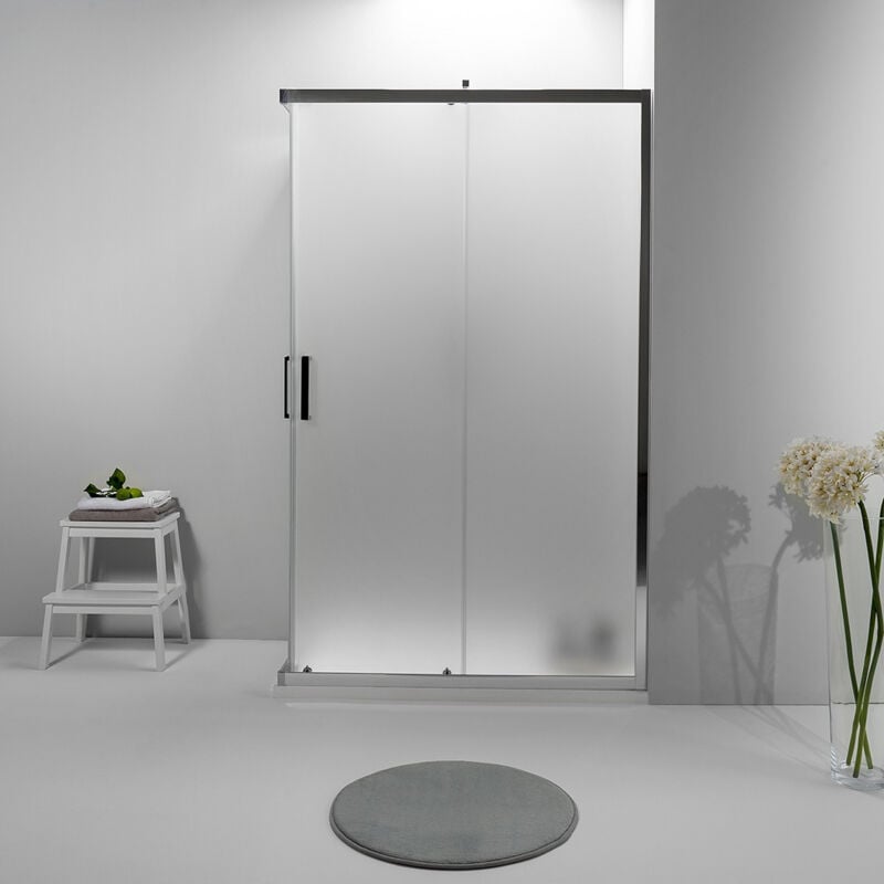 foto del prodotto box doccia elite angolare 100x120 cm scorrevole opaco