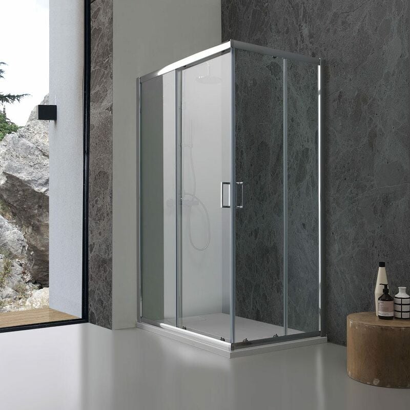 foto del prodotto box doccia giada 70x70 cristallo trasparente 6 mm