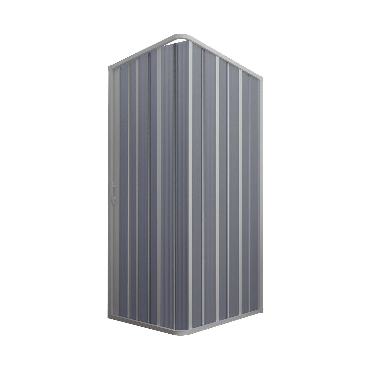 foto del prodotto box doccia in pvc 100x100cm h185 a soffietto con apertura laterale colore bianco mod. flex